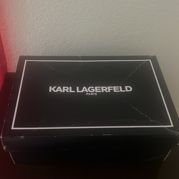 Karl Lagerfield Paris DALIA Quilted Nappa black shoes, size 8.5 M - Picture 10 of 10